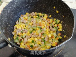 玉米碗蒸的做法步骤：12