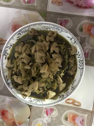 酸菜煲猪肠的做法步骤：9