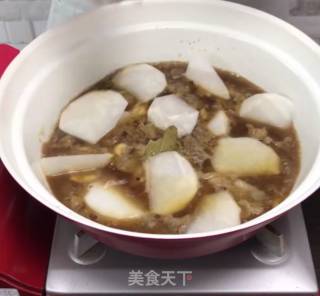 萝卜炖牛腩的做法步骤：7