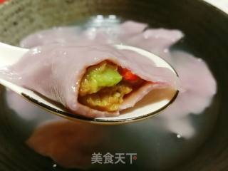 紫薯香辣大肉饺的做法步骤：17
