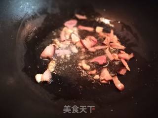 荷兰豆炒腊肉的做法步骤：4