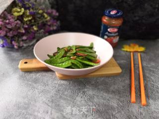 荷兰豆炒腊肉的做法步骤：12