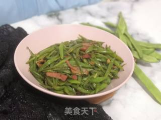 芸豆炒腊肉的做法步骤：6