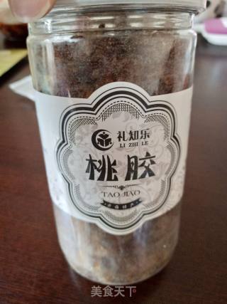 皂角米桃胶雪燕羹的做法步骤：2