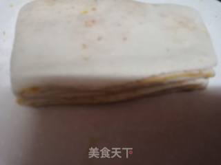 咸蛋黄千层糕的做法步骤：14