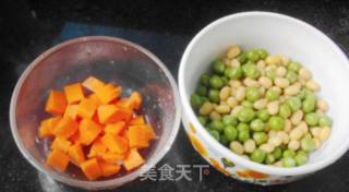冬瓜双豆的做法步骤：3