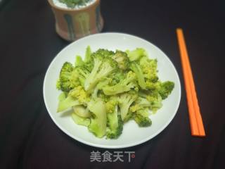清炒西兰花的做法步骤：6