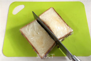 蔬菜煎蛋三明治的做法步骤：9