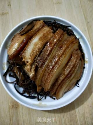 蕨菜扣肉的做法步骤：6