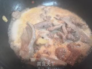 酸豆角焖鸭子的做法步骤：4