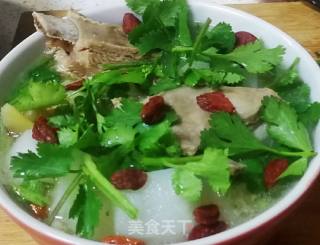 清汤羊蝎子炖萝卜的做法步骤：12