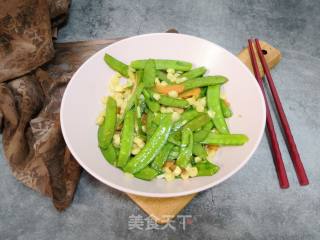 玉米煸炒荷兰豆的做法步骤：8