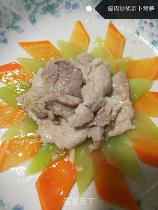 瘦肉胡萝卜莴笋的做法步骤：7