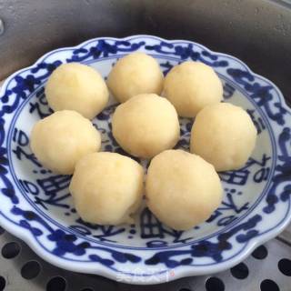 蚝油汁土豆丸子的做法步骤：7