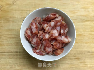 腊肠绣花锦菜饭的做法步骤：4