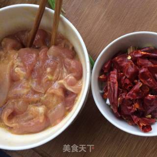 水煮豆皮肉片的做法步骤：5