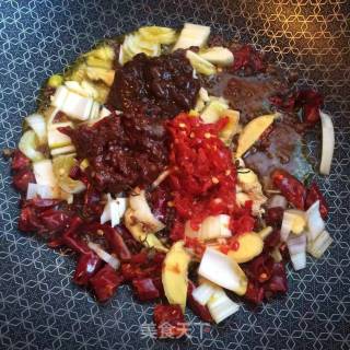 水煮豆皮肉片的做法步骤：6