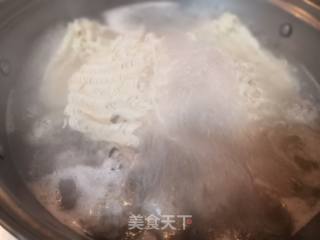 蘑菇青菜面的做法步骤：5