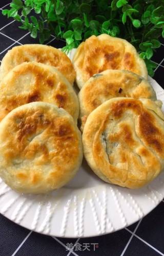 葱香烧饼的做法步骤：12