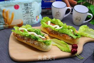 热狗面包的做法步骤：11
