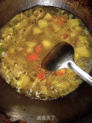 咖喱鸡肉饭的做法步骤：7