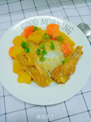咖喱鸡肉饭的做法步骤：9