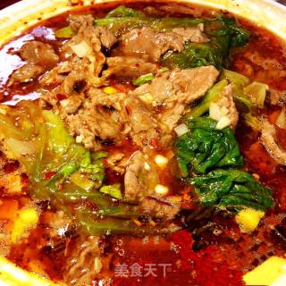 水煮牛肉的做法步骤：18