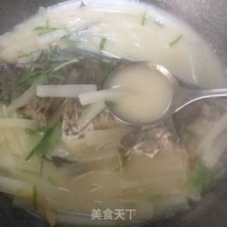 浓香奶白鲫鱼汤的做法步骤：9