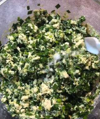 韭菜豆腐丸子的做法步骤：5