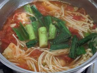 三色蔬菜健康煲的做法步骤：9