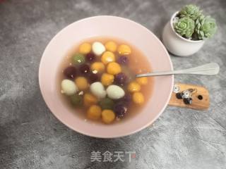 四色汤圆的做法步骤：8