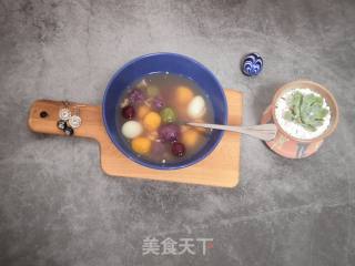 四色汤圆的做法步骤：9