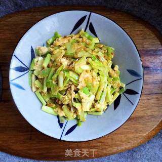 韭黄炒鸡蛋的做法步骤：7