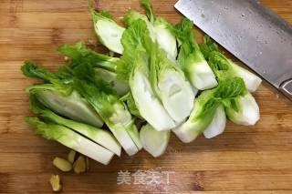 干贝花蛤儿菜汤的做法步骤：2