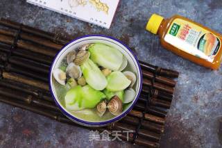 干贝花蛤儿菜汤的做法步骤：12