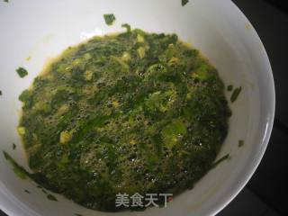 芹菜叶炒鸡蛋的做法步骤：5