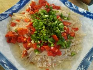 剁椒金针菇的做法步骤：8
