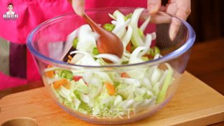韩式辣炒五花肉盖饭的做法步骤：7