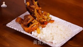 韩式辣炒五花肉盖饭的做法步骤：13