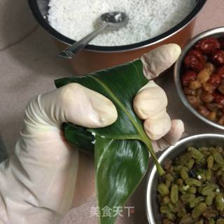 桂圆红枣西米粽的做法步骤：10