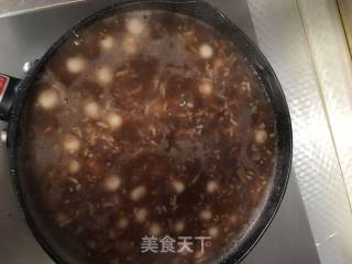 桂花赤豆酒酿元宵的做法步骤：8