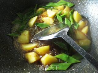油豆角土豆宽粉的做法步骤：8