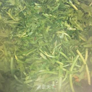 蒜香茼蒿的做法步骤：3