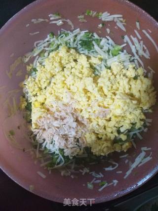小白菜金针菇水饺的做法步骤：3