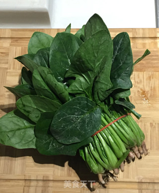 菠菜拌粉丝的做法步骤：5