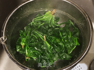 菠菜拌粉丝的做法步骤：8