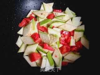 西红柿炒夏瓜的做法步骤：9