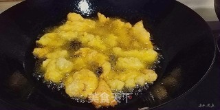 酸甜鸡脯的做法步骤：4