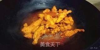 酸甜鸡脯的做法步骤：8