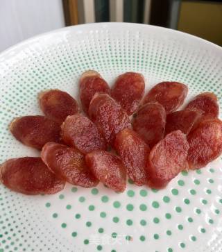 蒸广式腊肠的做法步骤：8